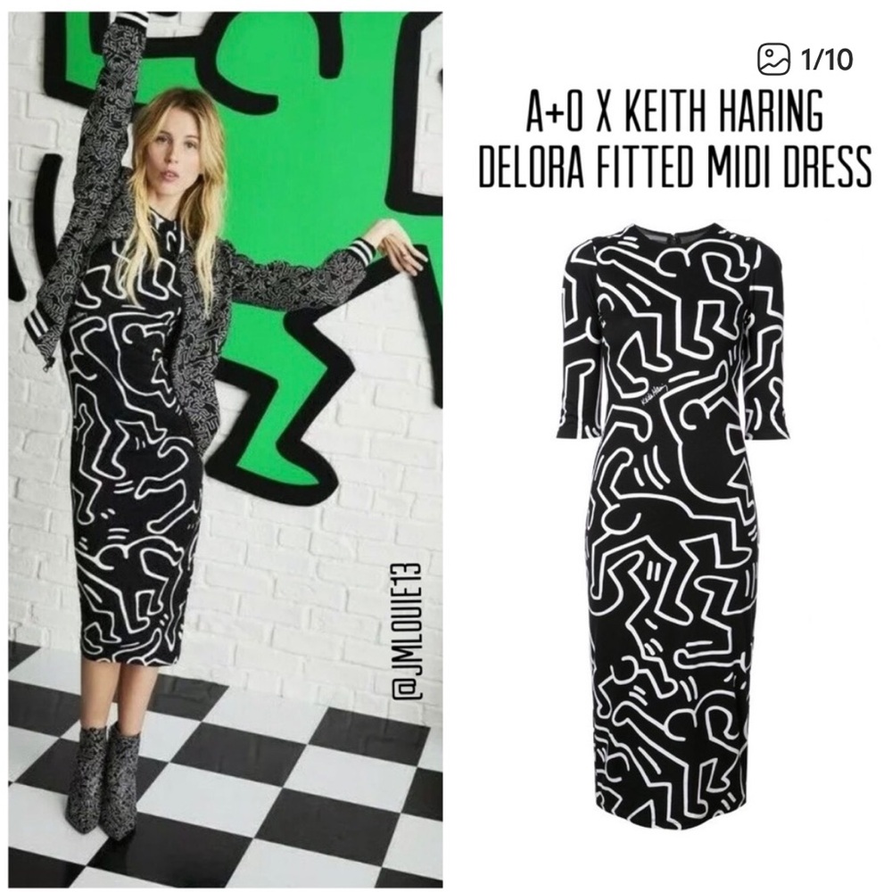Alice + Olivia Keith Haring Dress